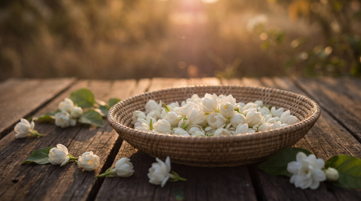 Why jasmine flowers are harvested at night