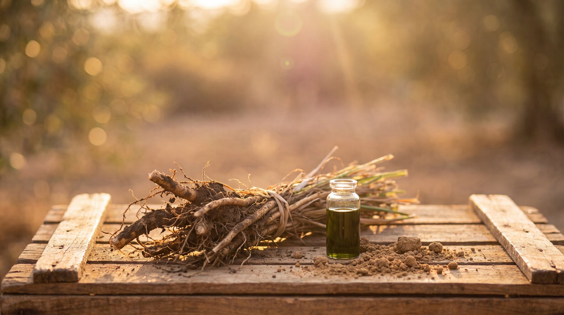 Vetiver: Hundreds of molecules in a single root
