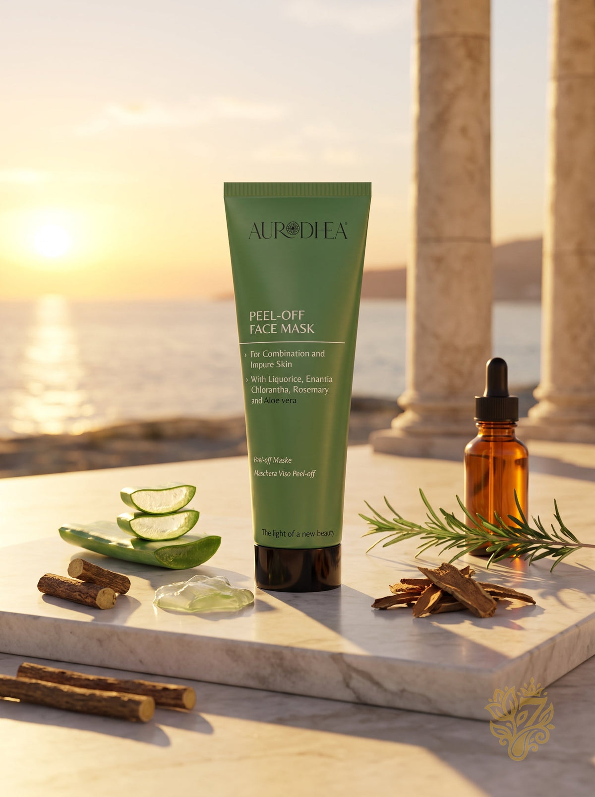 AURODHEA Peel-Off Mask with Aloe Vera – For Blemish-Prone & Combination Skin
