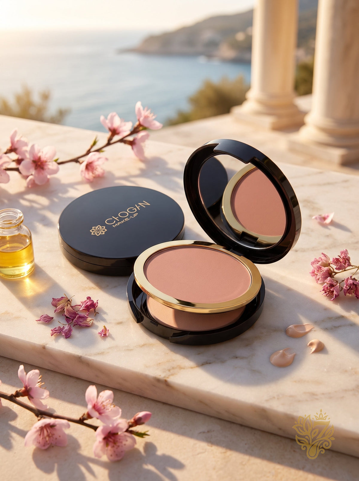 CHOGAN MAKE-UP WARM SHADE Compact Powder – Blossom Pink