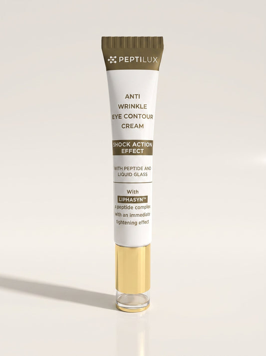 PEPTILUX Anti-Wrinkle Eye Cream "Shock Action" Effect with LIPHASYN™