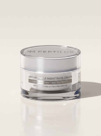 PEPTILUX Anti-Wrinkle Night Cream "Collagen Pro" with SINCPRO™