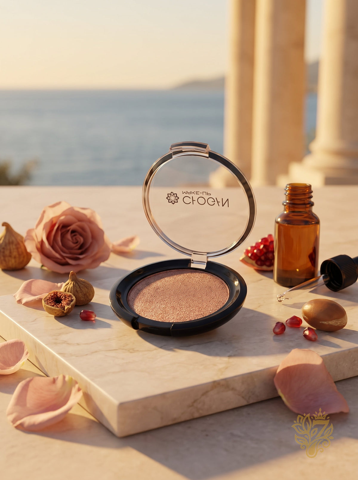 CHOGAN MAKE-UP SHIMMER Compact Eyeshadow | ANTIQUE PINK 3.5 g