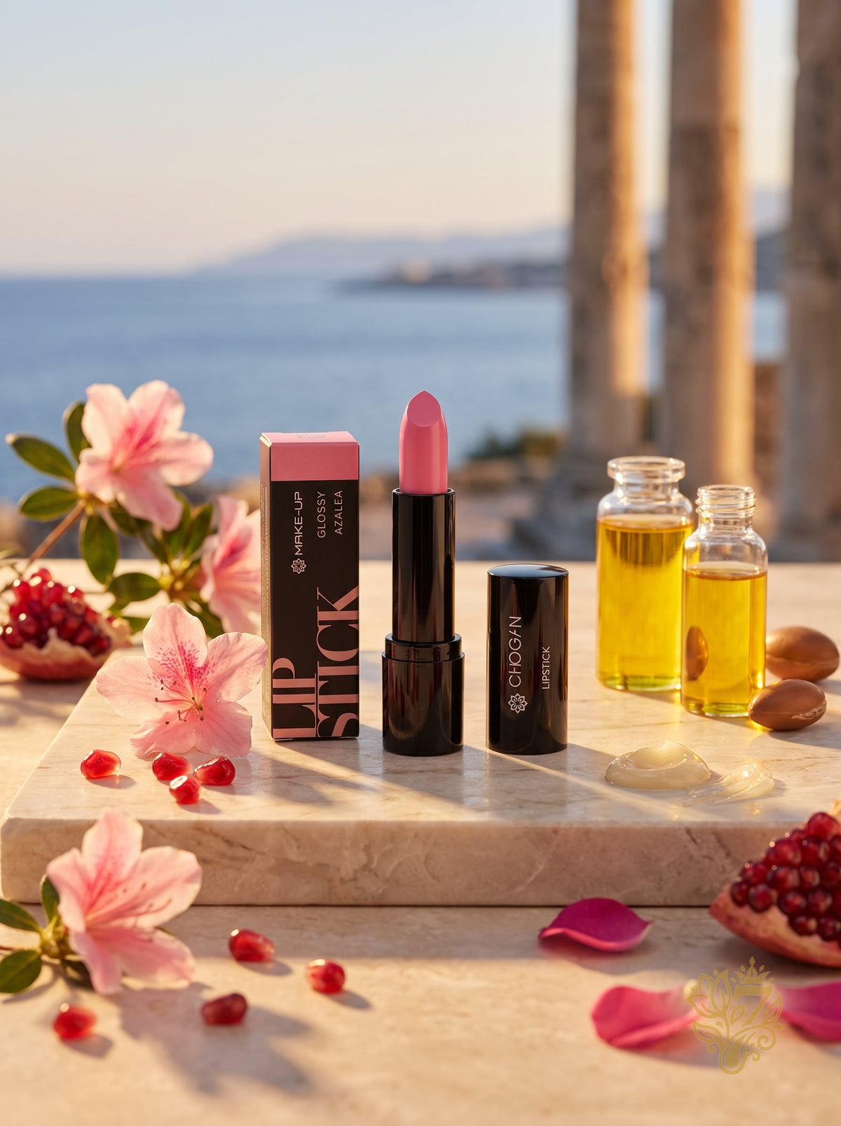 CHOGAN MAKE-UP Glossy Lipstick – Azalea